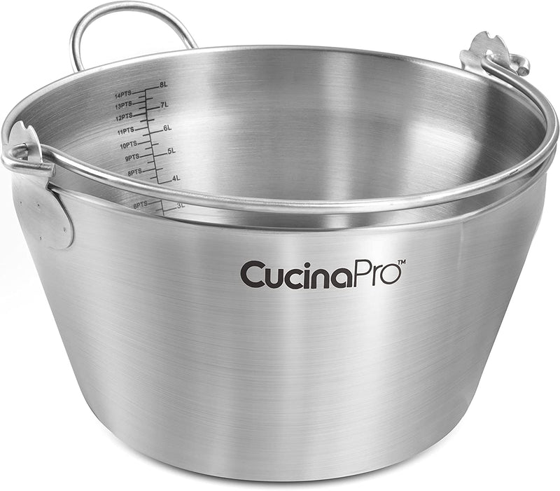 CucinaPro 2 Gallon Maslin Jam Pan