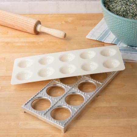 CucinaPro XL 1.75" Square Ravioli Maker- Makes 10