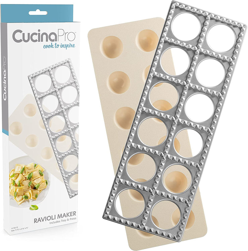 CucinaPro XL 1.75" Square Ravioli Maker- Makes 12