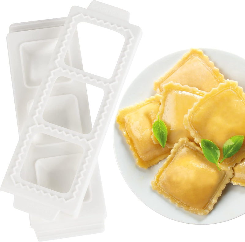 CucinaPro 2" Square Shaped Ravioli Mold - Makes 3