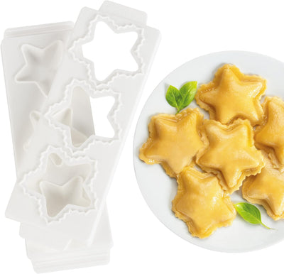 CucinaPro 2.5" Star Shaped Ravioli Mold- Makes 3