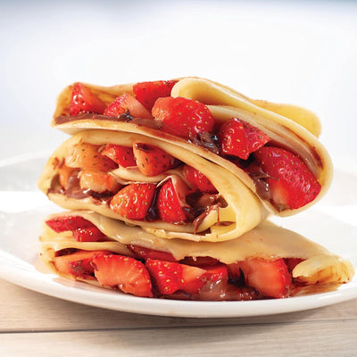 CucinaPro Cordless Nonstick Crepe Maker with Dipping Plate and Spatula