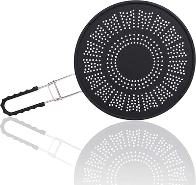 CucinaPro 11.5" Silicone Splatter Shield & Strainer