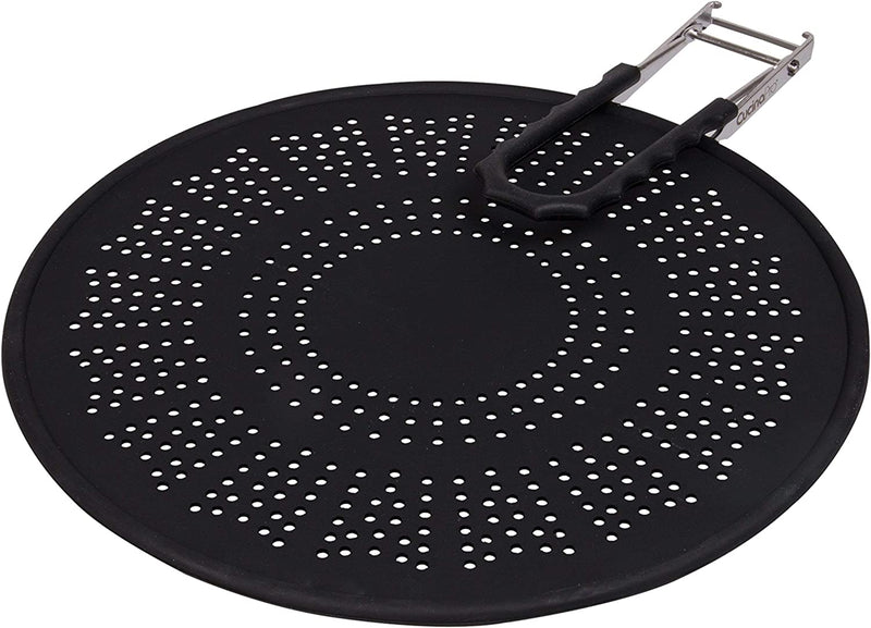 CucinaPro 11.5" Silicone Splatter Shield & Strainer