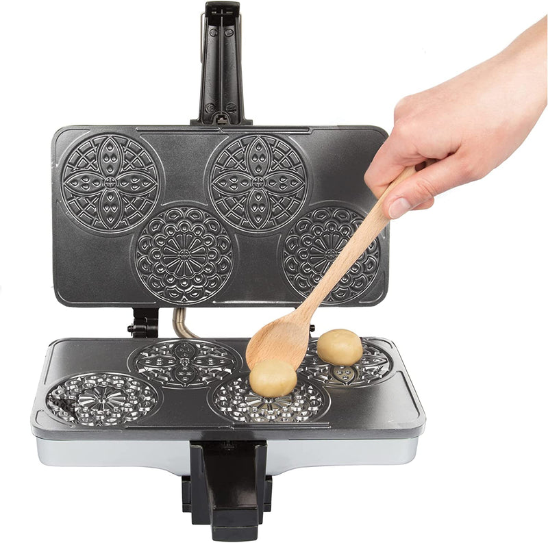 CucinaPro Piccolo Electric Mini Pizelle Baker - Makes 4