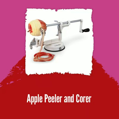 CucinaPro Apple Peeler & Corer - White