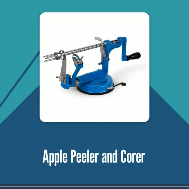 CucinaPro Apple Peeler & Corer - Blue