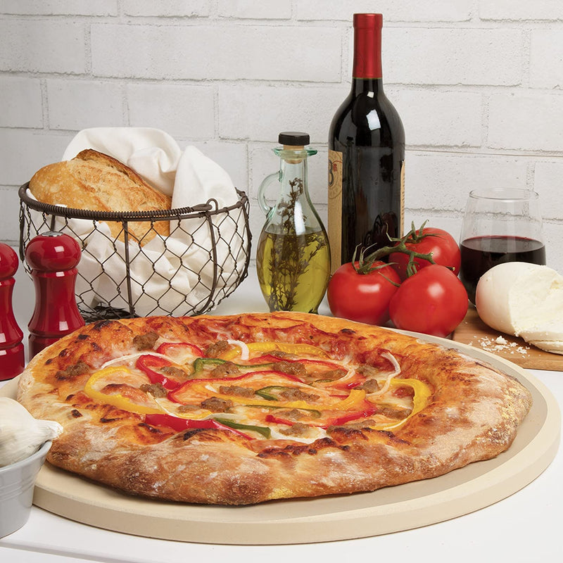 CucinaPro 16.5" Round Pizza Stone