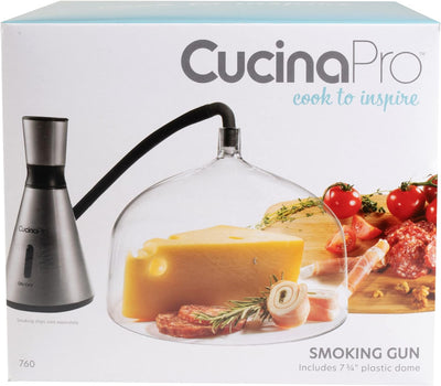 CucinaPro Smoking Gun w 7.25" Dome - Portable Kit