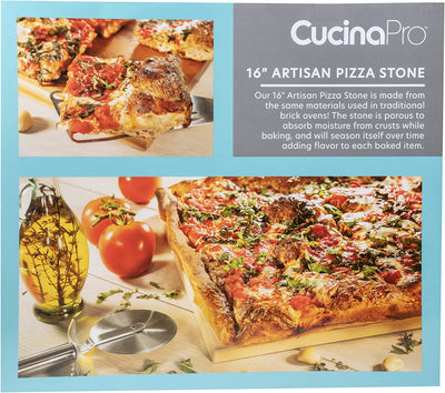 CucinaPro 16" Rectangular Pizza Stone