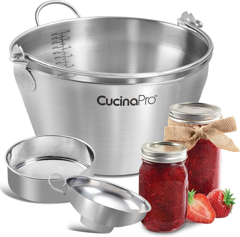 CucinaPro 2 Gallon Maslin Jam Pan