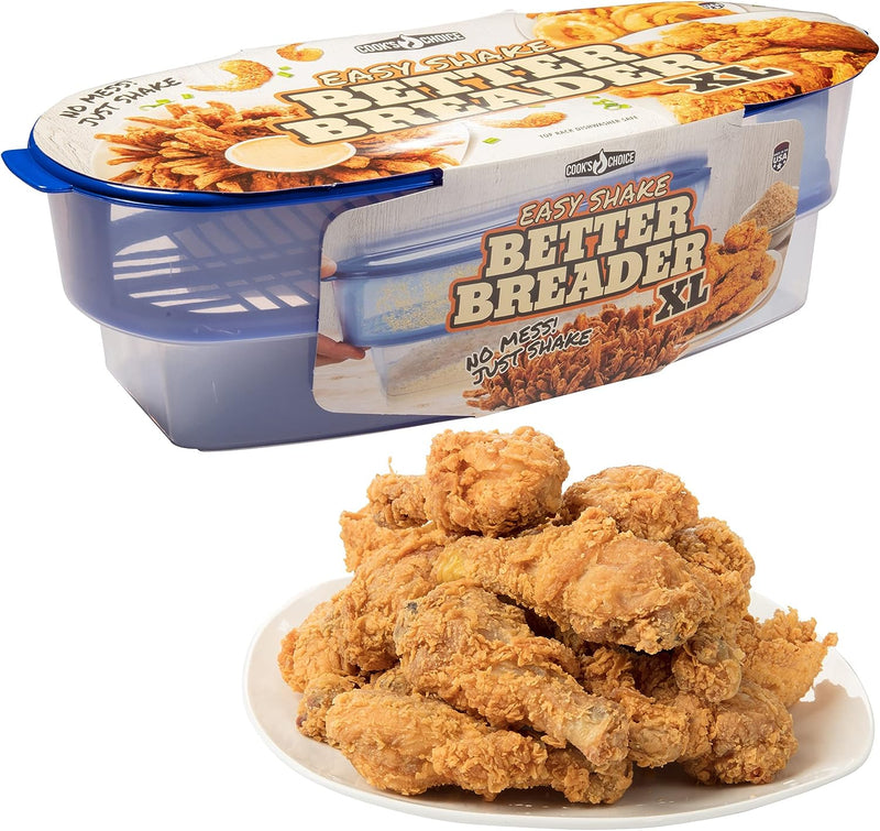 XL Original Better Breader Bowl - No Mess, Just Shake