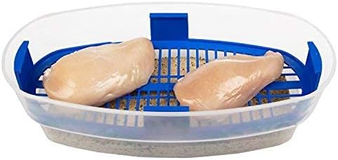 Cook's Choice Original Breader Bowl - All-in-One Mess-Free Batter And Breading Set For Home - Model 4012