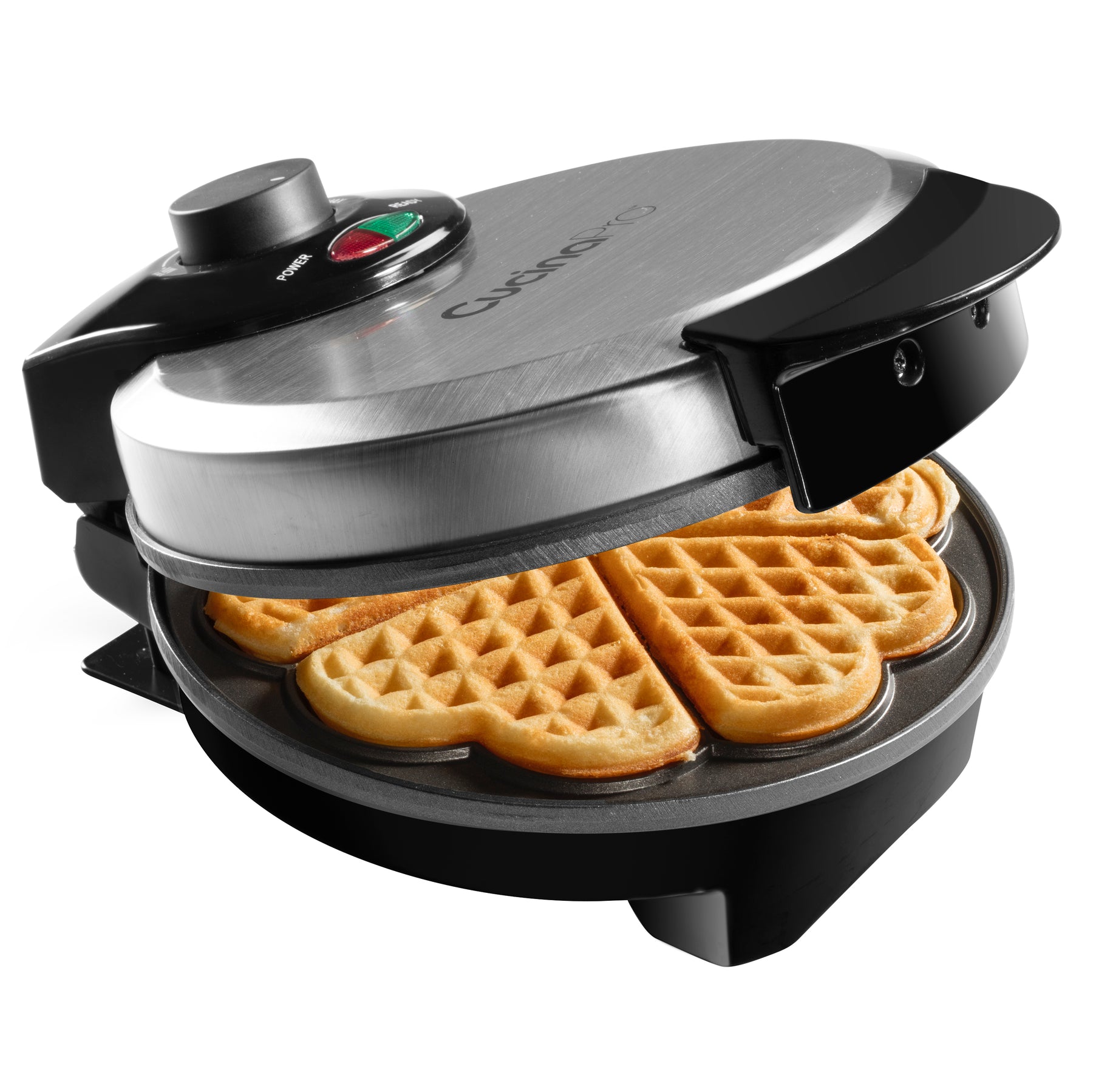 Heart Waffle Iron from Cucina Pro - Stabo Imports