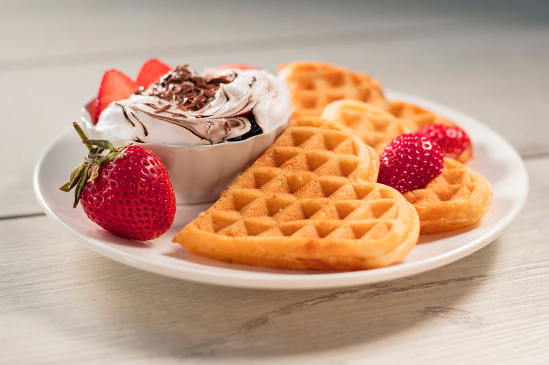CucinaPro Electric Nonstick Heart Waffle Maker - Makes 5