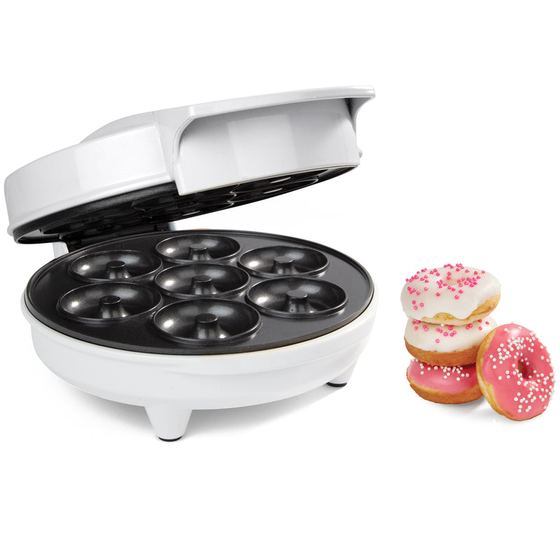 CucinaPro Electric Nonstick Mini Donut Maker - Makes 7 at Once