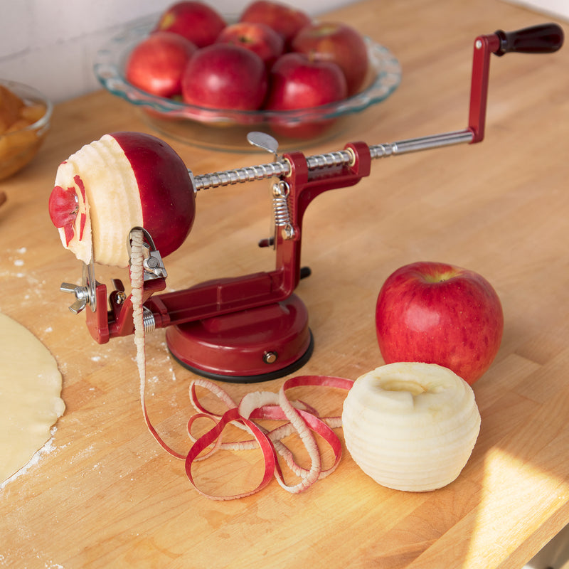 CucinaPro Apple Peeler & Corer - Red