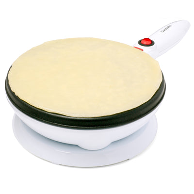 CucinaPro Cordless Nonstick Crepe Maker with Dipping Plate and Spatula
