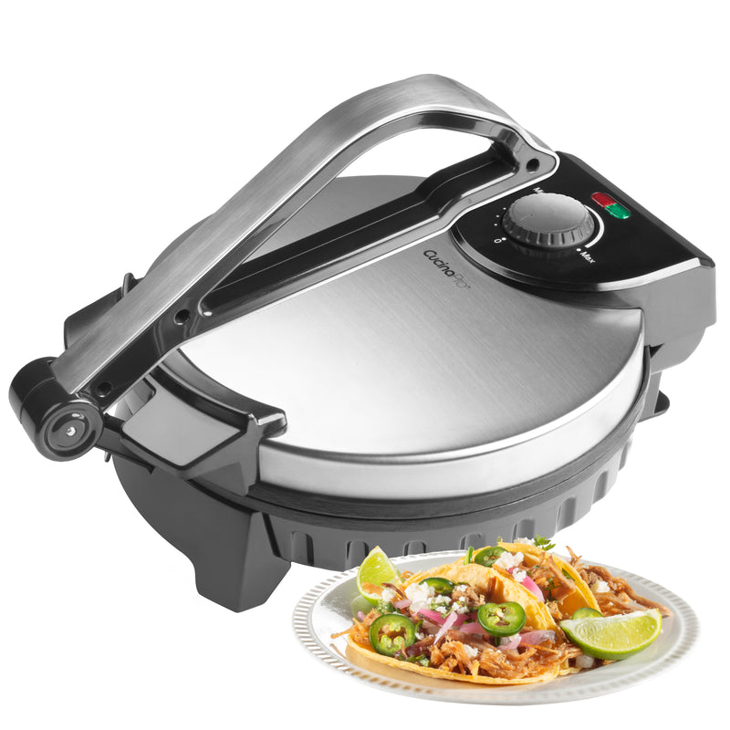 CucinaPro Electric 10" Tortilla & Flatbread Maker