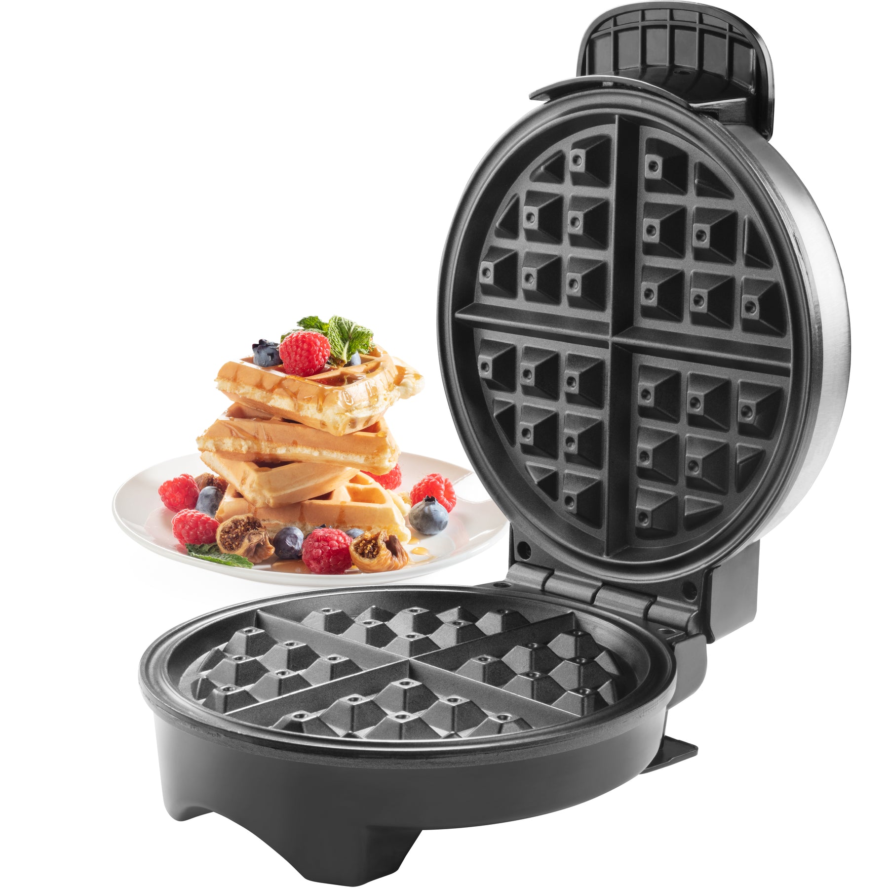 Cucina Pro 1474 Waffle Maker- Non-stick Classic American Waffler Iron with  Adjustable Browning Control- Thin, Non-Belgium Style