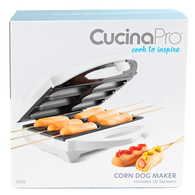 CucinaPro Mini Corn Dog Maker - Makes 6 at Once