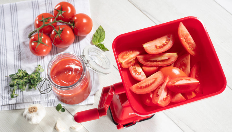 CucinaPro Tomato Strainer - Easily Juices