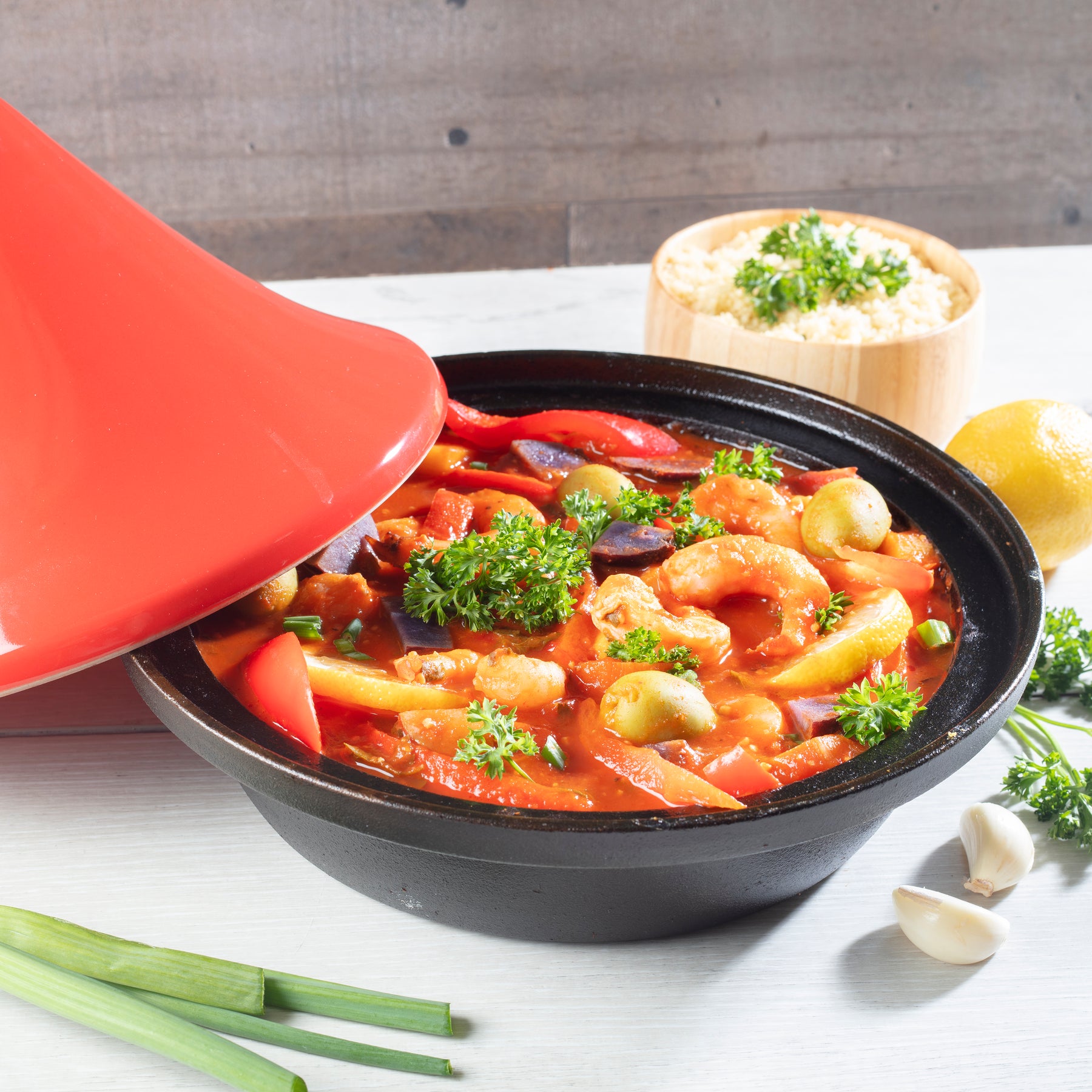 China 2022 Latest Design Cast Alu Frying Pan - All Clad Tagin For Tajine  Dish All Clad 4-Quart Cooking Pot – Happy Cooking Manufacturer and Exporter